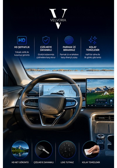 Chery Tiggo 8 Dijital Gösterge Uyumlu 9h Nano Ekran Koruyucu 2025-2026