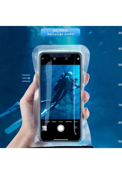 Noyiska Havuz Deniz Kullanımına Uygun Cep Telefonu Su Geçirmez Kılıf