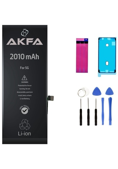 Akfa Apple Uyumlu iPhone  5 Telefon Batarya- 2010 Mah Tamir Seti Model:chmqy279