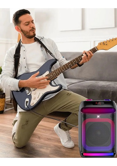 Mıkrofon İle Karaoke, Taşınabilir Kablosuz Bluetooth Hoparlör 409956959