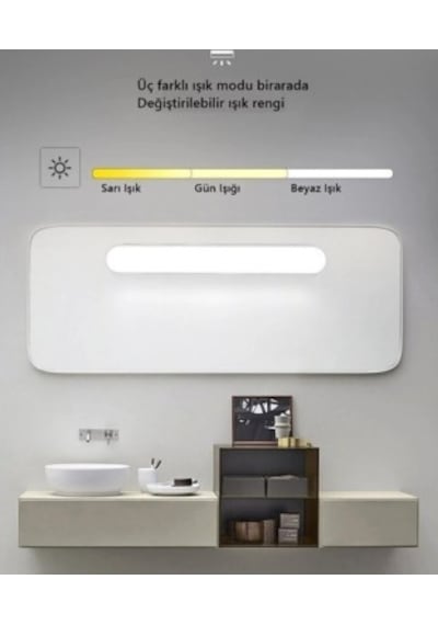 Kalosuz Mıknatıslı Üç Farklı Dekoratif Yatak Başı Makyaj Masası