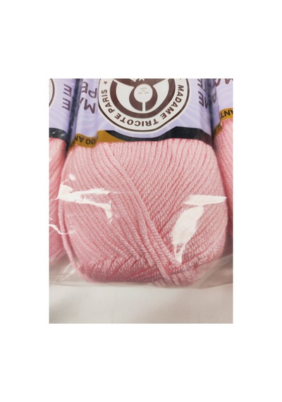 Madame Petite Antipilling Şeker Pembe El Örgü İpi 3 Adet Amigurumi İpi - Renk: 039