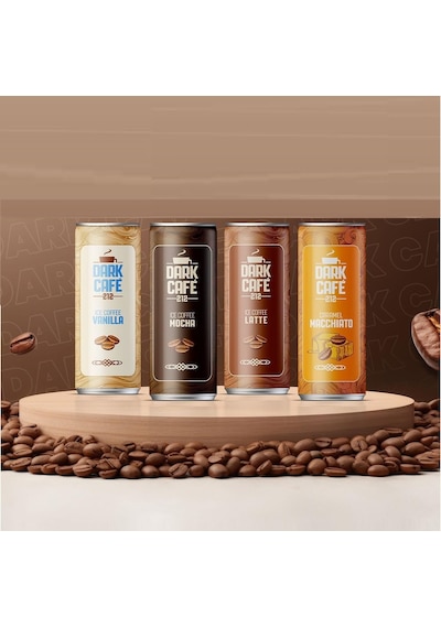 Dark Café 212 Soğuk Kahve Mocha 250 Ml X 12 Adet Hazır