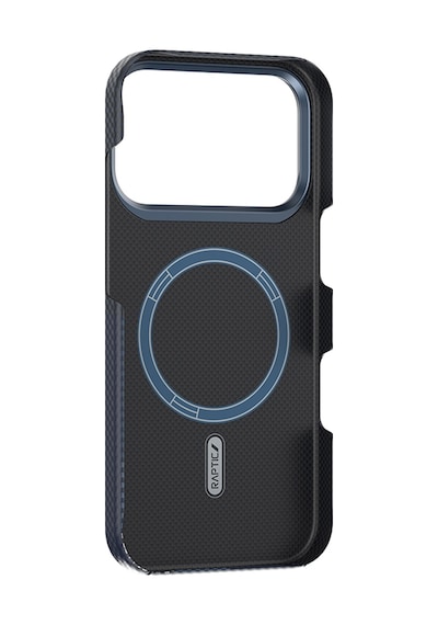Apple Uyumlu iPhone 17 Pro Kılıf M-safe Şarj Özellikli Raptic Aramid Skin Transform Serisi Kapak Mavi