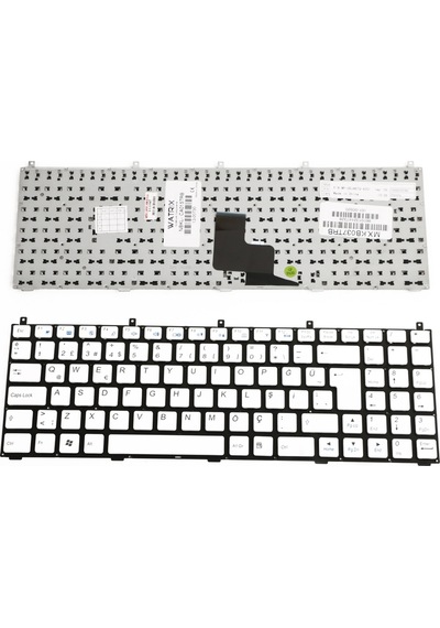 Casper Uyumlu W76S Laptop Klavye Beyaz Türkçe Beyaz