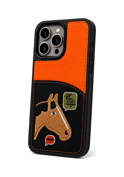 Nettech Apple İphone 16 Pro Uyumlu Kartlık Nano Arka Koruma Kılıf - Kahverengi