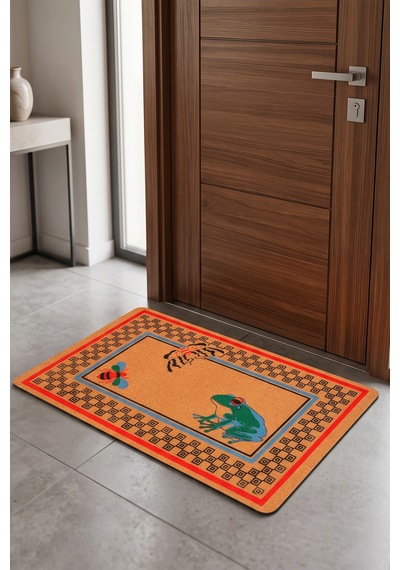 Villadia Home Textile Kapı Önü Paspası Kaymaz Taban Dekoratif Paspas Ev Giriş Antre İç Ve Dış Mekan Paspası 45x70 Cm 28ypycoco