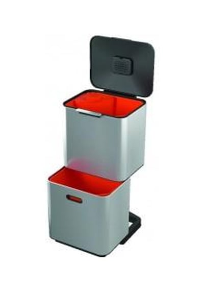 Joseph Joseph Totem Çöp Kovası 40 Litre Paslanmaz Çelik