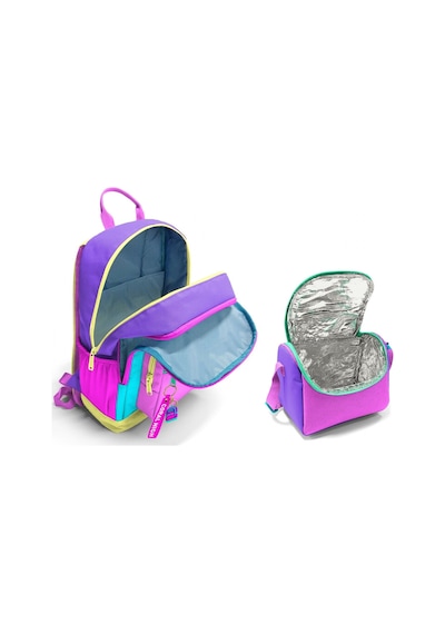 Coral High İlkokul Ve Ortaokul Sırt Çantası Ve Beslenme Seti - Kız Çocuklar İçin Mor Yeşil Pembe Çok Renkli Mor - Yeşil Coral High İlkokul Ve Ortaokul Sırt Çantası Ve Beslenme Seti - Kız Çocuklar İçin Mor Yeşil Pembe Çok Renkli Mor - Yeşil