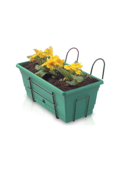 Ferforje Askılı Saksı 60 Cm,Balkon Saksısı,Asma Saksı,Askılı Sak (410377178)