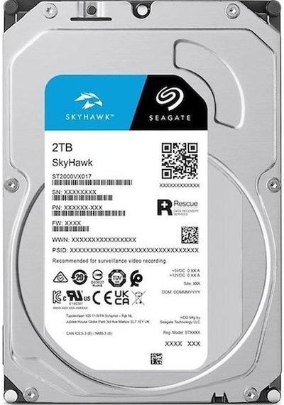 Seagate Skyhawk ST2000VX017 3.5" 2 TB 5400 RPM SATA 3 HDD