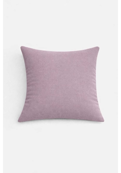 Kadife Dokulu Pudra Renk Kırlent Yastık Kılıfı 2 Adet 50 X 30 Cm