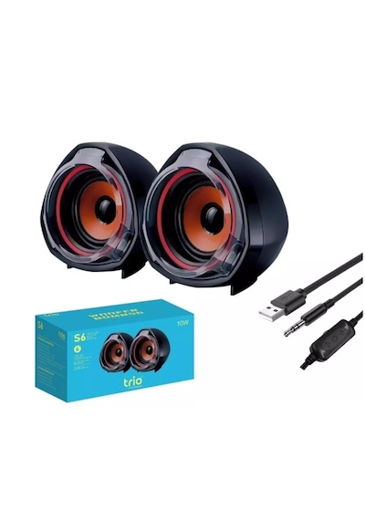 Trio S6 10w 1+1 Aux Usb Hoparlör