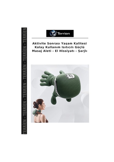 Aktivite Sonrası Yaşam Kalitesi Kolay Kullanım Isıtıcılı Güçlü Masaj Aleti - El Hissiyatı - Şarjlı Çok Renkli