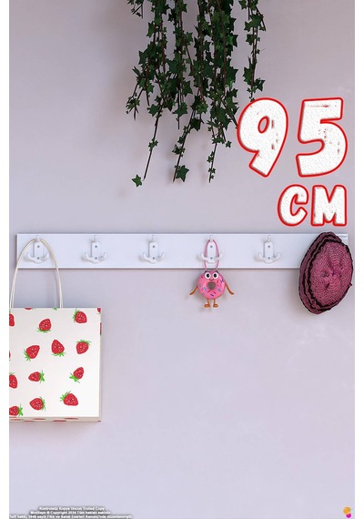 Arı 18 Kancalı Genç Odası Askısı 3'lü Set 81,4x9,6 Cm - Şık Tasarım, Çok Amaçlı Düzenleyici Beyaz Arı 18 Kancalı Genç Odası Askısı 3'lü Set 81,4x9,6 Cm - Şık Tasarım, Çok Amaçlı Düzenleyici Beyaz