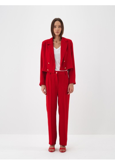 Kırmızı Formunu Koruyan Regular Fit Ceket 290508