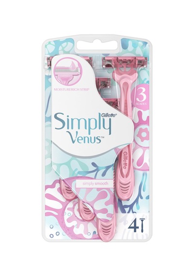 Gillette Venus Simply3 4'lü - 6 Adet Tarı