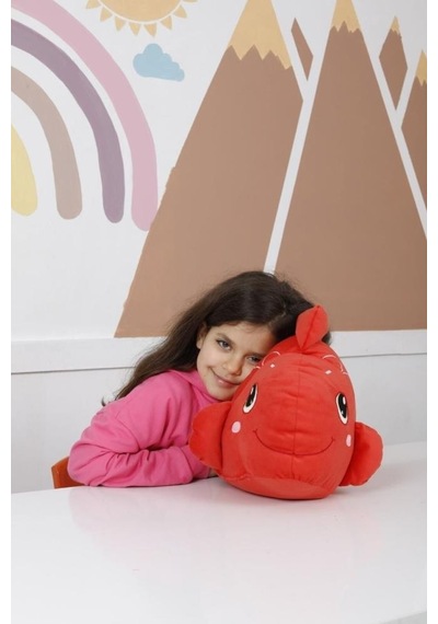 Pufu Toys Pelüş Kırmızı Balık 60cm