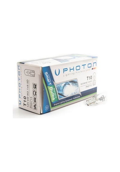Megamarket06 T10 Halojen Dipsiz Oto Ampülü Photon Uyumlu W5w Ph5715 10adet