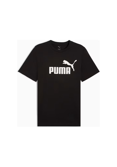 Puma Essentials No. 1 Logo Tee Erkek Siyah Kısa Kollu Tişört 682532 01 SIYAH