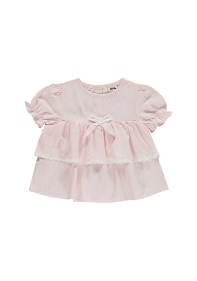 Civil Baby Roba Fiyonklu 6-18 Ay Takım - Pembe
