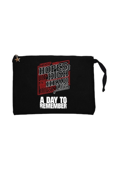 A Day Remember Keep Your Siyah Clutch Cüzdan / El Çantası Siyah