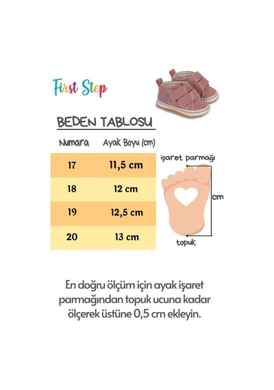 Pembe Simli Yıldızlı Kız Bebek Cırt Cırtlı Patik Yürüme Öcesi-g-2356 Pembe