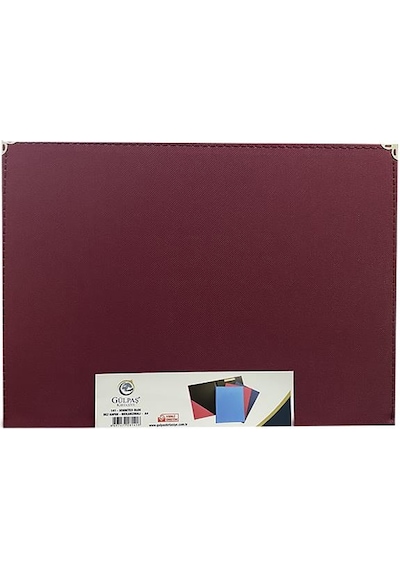 Gülpaş Sekreterlik Bez Kapaklı Bordo