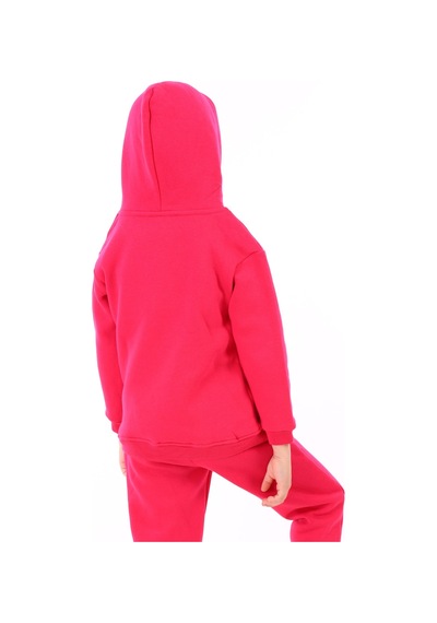 Toontoy Kids Toontoy Unisex Çocuk Nakışlı Sweatshirt Fuşya