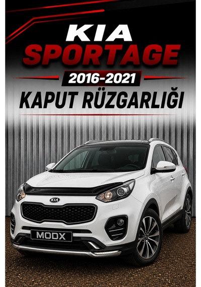 Kia Sportage 2016-2021 Araca Özel Kaput Rüzgarlığı 4mm