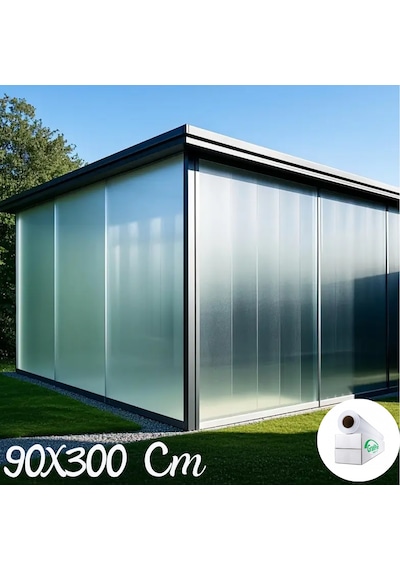 90 Cm X 3 Metre Cam Kumlama, Ofis, Duşakabin Ve Balkon Camı Buzlu Kaplama Folyosu