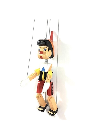 Ahşap Pinokyo Kukla Küçük Boy 20 cm