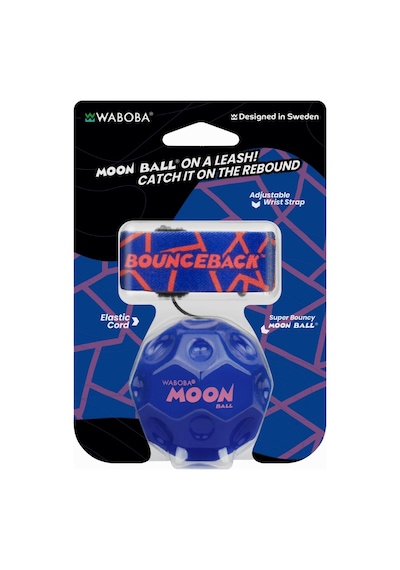 Waboba Solid Bounceback Moon Ball Geri Dönen Ve Yüksek Zıplayan Top Bilek İpli Moon Ball Mavi-8+ Yaş