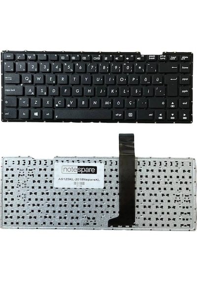 Asus Uyumlu K450jf-wx010h, K450jf-wx013d, K450jn-wx006d Klavye Siyah Tr
