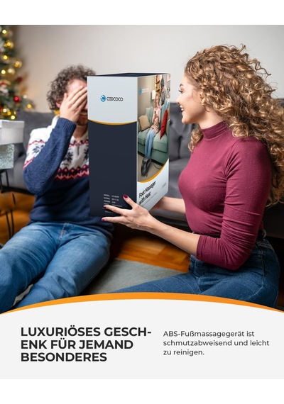 Coococo Isı Ve Uzaktan Kumandalı Elektrikli Ayak Masajı, Sıkıştırmalı Abs Shiatsu Ayak Masajı, Isıtmalı Elektrikli Ayak Masajı, Ayak Masajı, Kadınlar Ve Erkekler İçin Hediye