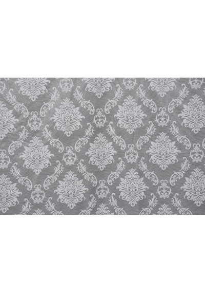 Damaks Gri Hazır Dikilmiş Pileli Fon Perde 75x260 Cm