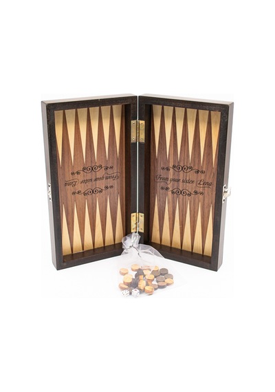 Kişiselleştirilmiş - 248 - Ceviz Tavla Kişiselleştirme Ct28 - Myceshop - - Ct28