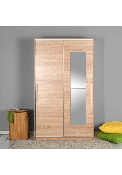 Elit Plus Aynalı Sürgülü Gardırop-sonoma 120x207x52 Cm Gxyxd
