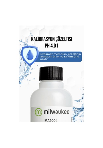 Milwaukee Ma9004 Ph 4.01 Kalibrasyon Solüsyonu 230 Ml