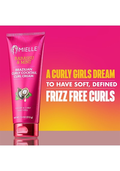 Mielle Babassu & Mint Bukle Belirginleştirici Durulanmayan Saç Bakım Kremi 213gr