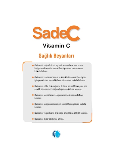 Sadec Vitamin C 1000mg 100 Şase