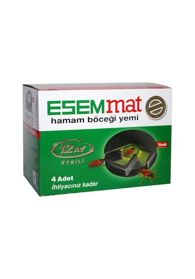 Esemmat Hamam Böceği Yemi 12 Ay Etkili 4'lü Set