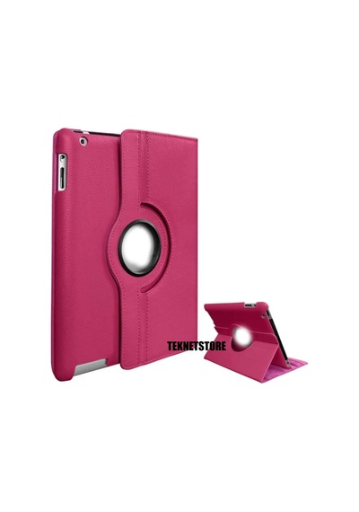 Apple Uyumlu iPad, 5. 6. Nesil 2017 2018 9.7" Inc Tablet Standlı 360 Dönebilen Deri Kılıf Leather Case Kılıf