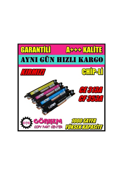 Hp Cf353A Uyumlu Toner Kırmızı 130A N11.23557