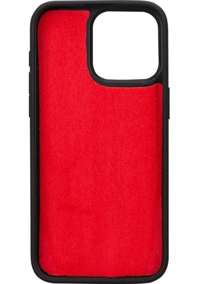 Apple Uyumlu   iPhone 15 Pro Max Deri Cüzdanlı Kılıf   Mwwn V4ef Kırmızı