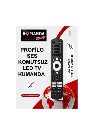 Ses Komutsuz Profilo Ses Komutsuz Led Tv Kumanda