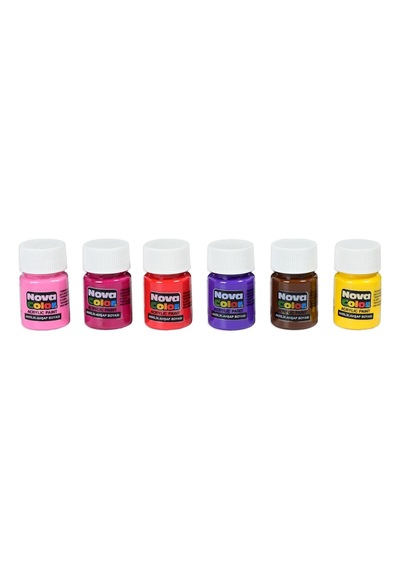Nova Color Akrilik Boya 24 Renk X 17 Ml Şişe Renkli