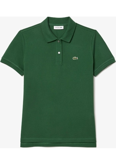 Lacoste Regular Fit Kadın Polo T-shirt Koyu Yeşil