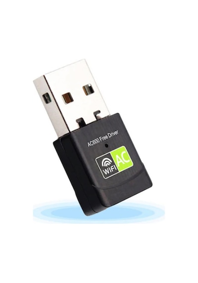 Ally Çift Bant 600 Mbps 2.4 - 5 GHz USB Kablosuz Wi-Fi Adaptör