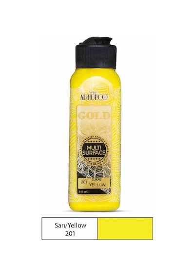 Artdeco Akrilik Boya Multi Surface 140 Ml Sarı 201